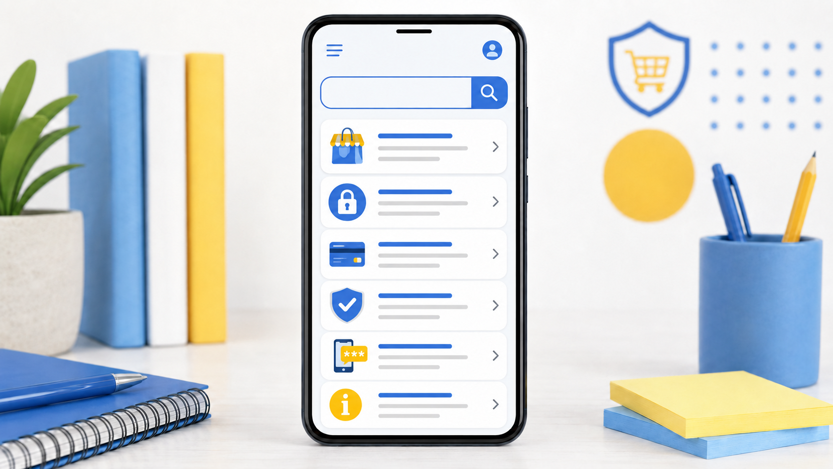 Account sicuro per gli acquisti online