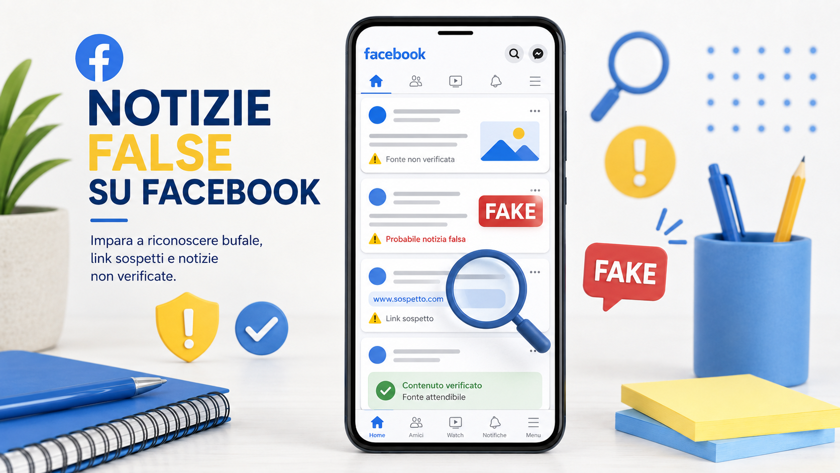 Notizie false su Facebook