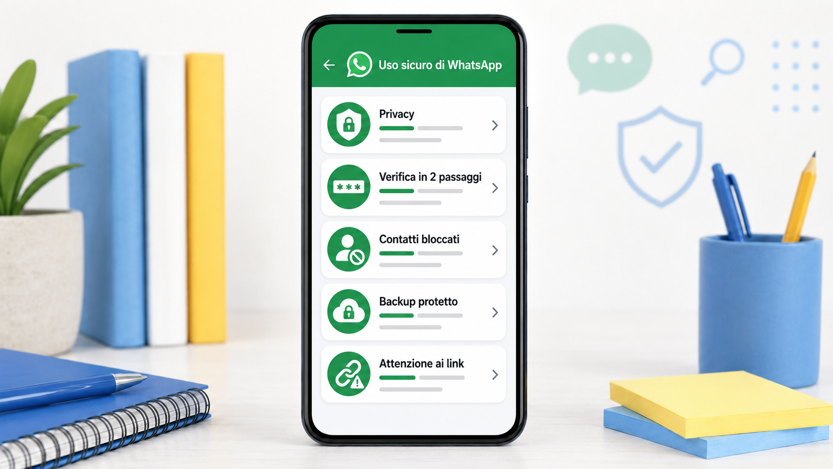Uso sicuro di WhatsApp